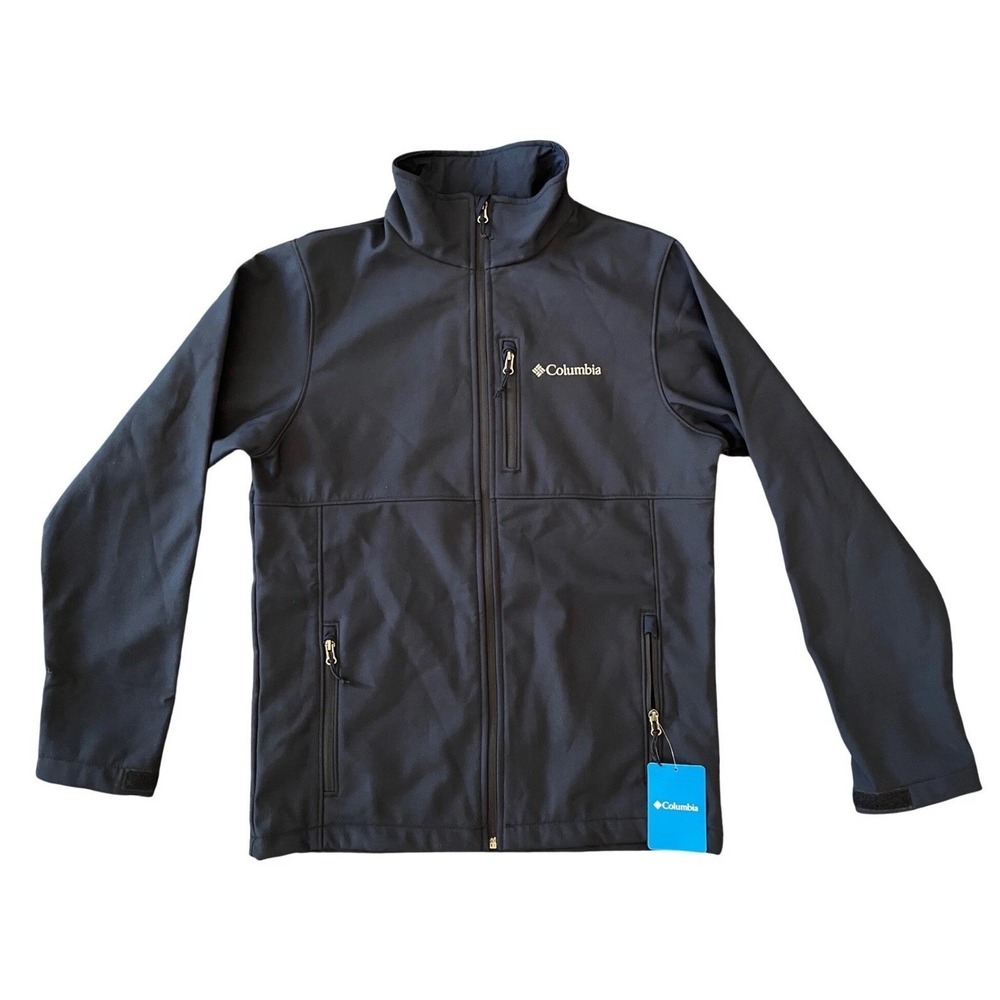 NWT Columbia Ascender Softshell Jacket Mens Small Collegiate Navy WM6044-464